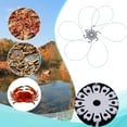 thumbnail image 5 of 6/8 Anillos Cangrejo Catcher Loop Redondo Camarón Cangrejo Fundido Trampa Anillo Accesorios De Pesca, 5 of 5