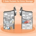thumbnail image 7 of BUSATIA Hanging Diaper Caddy Organizer,Changing Table Diaper Organizer,Baby Hanging Diaper Stacker Nursery Caddy Organizer for Cribs Playyard Baby Essentials Storage,Diaper Holder Organizer, 7 of 7