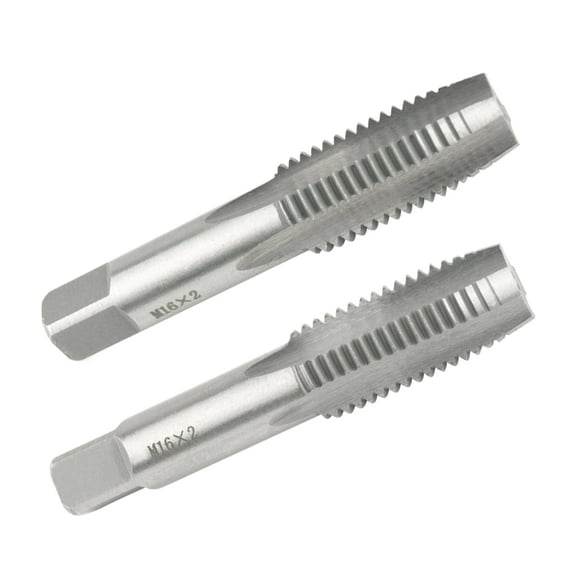 M16X2 Hand Tap Right Hand, M16 X 2mm Metric Threading Hand Tap 1Pair