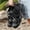 black, variant on Men Khaki Outdoor Hiking Sandals Adjustable Nylon Webbing Straps Antelope Logo Mesh Breathable Upper Separate Anti-Collision Toe Cap Thick Serrated Non-Slip Sole Open Toe Sports Sandals