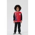 thumbnail image 2 of Chaqueta Disney Spider-Man Varsity Bomber para niños pequeños de 2 a 9 años, 2 of 7