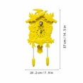 thumbnail image 2 of Walplus Cuckoo Clock in Yellow Wall Clock Pendulum Home Decoration, 2 of 11