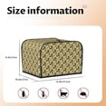 thumbnail image 5 of Fotbe Monstera Leaves for Four Slice Toaster Cover, Fingerprint Protector, Super Soft Appliance Cover And Dust Cover,Bread Dust Cover & Fingerprint Protection, 5 of 7