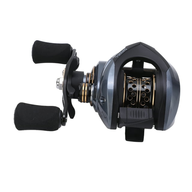 Lure Fishing Reel, 7.2:1 Ratio Baitcasting Reel Convenient Wide Use with Micro Wire Cup for All Waters Left Handed,Right Handed