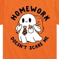 thumbnail image 3 of Instant Message - Homework Ghost - Toddler & Youth Short Sleeve Graphic T-Shirt, 3 of 7