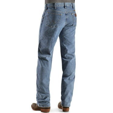 Wrangler Mens 47MACMS Advanced Comfort Jeans 34W x 32L Mid Stone ...