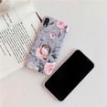 thumbnail image 2 of Compatible with iPhone 8 Plus Case,Compatible with iPhone 7 Plus Case 5.5 inch Flower Cute Stand Cover for Women Girls 360 Degree Rotating Ring Kickstand Soft TPU Shockproof Cover Grey, 2 of 13
