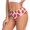 thumbnail image 2 of Balery Strawberries Ropa Interior de Algodón para Mujer con Dibujo – Braguitas Cómodas y Elásticas, Estilo Clásico-X-Large, 2 of 6