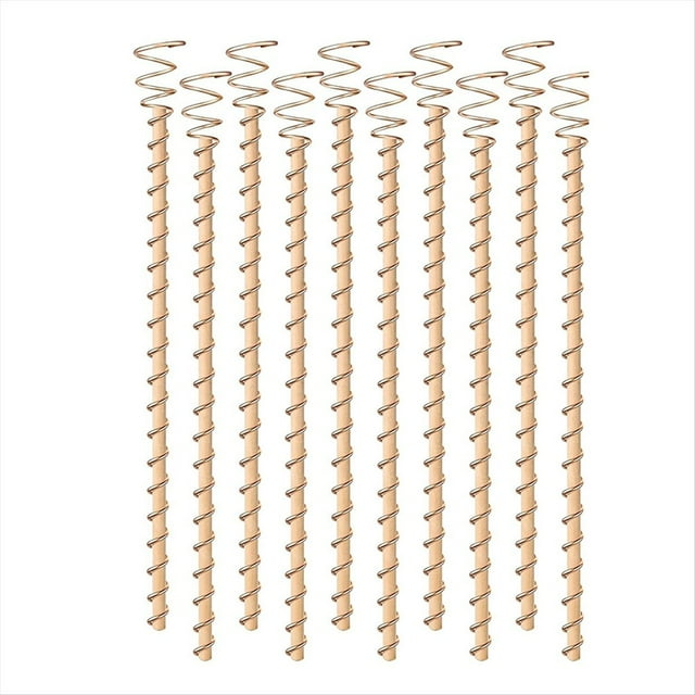 10 Estacas para Plantas de Electrocultivo, Antenas de Bobina de Cobre de 12 Pulgadas, Estacas para Jardín, Plantación Electrónica para Huerto
