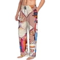 thumbnail image 2 of Kll Mens Pajama Pants For Men,Mens Lounge Pants,Funny Gifts For Men,Men'S Pajama Bottoms-Gnomes Books Tea Cups, 2 of 9