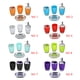 thumbnail image 2 of Juego de accesorios de baño de 4 piezas, plástico PP, juego de baño, taza, soporte para cepillo de dientes, kit dispensador de plato de jabón, negro Scienceny HA2135-07B, 2 of 6