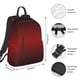 thumbnail image 2 of Disketp Red Geometric Mochila Ligera e Impermeable, Mochila de Día Resistente para Viajes, Senderismo y Uso Diario para Hombre y Mujer, 2 of 7