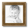 thumbnail image 2 of ArtToFrames 9" x 9" Gold with beads Picture Frame, 9x9 inch Gold Wood Poster Frame (WOM-4139), 4 Pack, 2 of 8