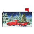 thumbnail image 2 of PHELIKA Old Red Truck With Christmas Tree 01 Mailbox Covers Magnetic Mailbox Wraps Post Letter Box Cover Mailwrap Garden Home Decor Standard Size 25.5"H x 21"W, 2 of 8