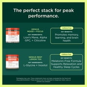 The Genius Brand Rise + Shine Nootropic – Cordyceps & Rhodiola Rosea – Caffeine-Free Energy & Mood Support – Focus, Clarity & Emotional Balance – 30 Servings