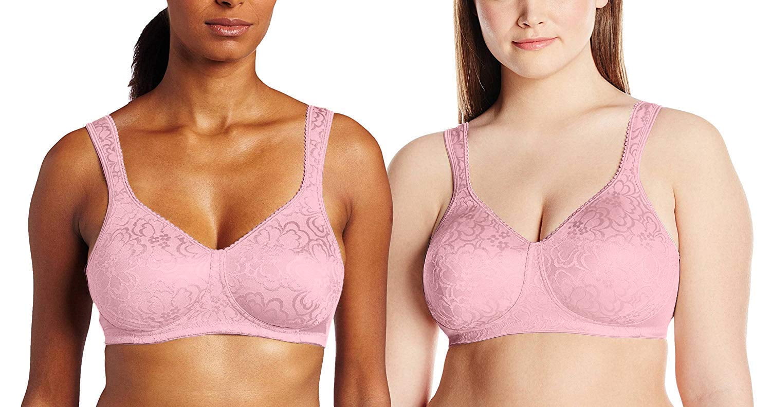NY Lingerie 2 Pack Sandshell 18 Hour Bra 4745 Seamless Wire Free