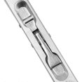thumbnail image 5 of 2-Pack of Door Flush Bolt Latch Slide Locks (1 Pairs), Concealed Lever Action Security Bolts, Brushed Stainless Steel Slide Latches - 8" (22cm) Length, 5 of 5