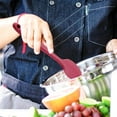 thumbnail image 4 of OVENTE Premium Silicone Spatula with Heat Resistant Protection and Stainless Steel Core, Dishwasher Safe Non-Stick Utensils with Seamless Design Perfect for Baking Cooking & Mixing, Red SP1001R, 4 of 7