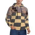 thumbnail image 2 of Fotbe Men's Hoodie with Chess Board With Pawns Pattern - Kangaroo Pocket Pullover Hooded Sweatshirt, Perfect for Daily Wear, Travel, and Home-XX-Large, 2 of 7