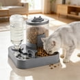 thumbnail image 5 of 2 In 1 Food And Water Bowl Feeder With Non Slip Base For Cats And Adjustable Elevated Raised Stand Feeder, 5 of 5