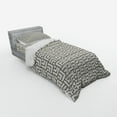 thumbnail image 3 of Ambesonne Modern Bedding Set 4 Pcs, Vintage Maze Lines, Queen, Sage Green and White, 3 of 3