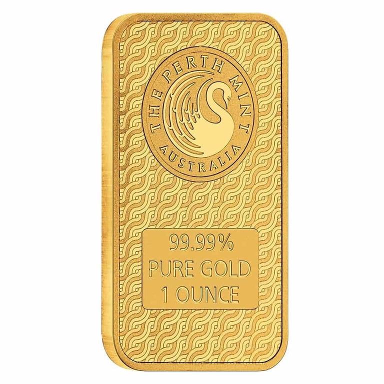 1 oz Perth Mint Lunar Snake Gold Bar .9999 Fine (in Assay