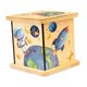 thumbnail image 3 of Alcancía de madera cuadrada, colección de alcancías, contenedor de escritorio, organizador Astronauta, 3 of 9