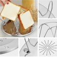 thumbnail image 3 of Tostadora de camping Slice con soporte plegable Bandeja porosa Tostadora de pan para la familia Estufa de gas al aire libre Cocina Picnic Plegable, 3 of 4