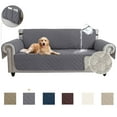 thumbnail image 5 of Sanmadrola Sofa Cover 100% Waterproof Couch Slipcovers Washable Non-Slip Furniture Protector with Pockets/Elastic Straps/Silicone Backing for Kids Pets Dogs, Gray, Sofa (Three-couch Sofa), 5 of 9