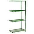 thumbnail image 3 of Global Industrial B2255732 Nexel Green Epoxy Wire Shelving Add-On, 60 x 21 x 63 in., 3 of 4