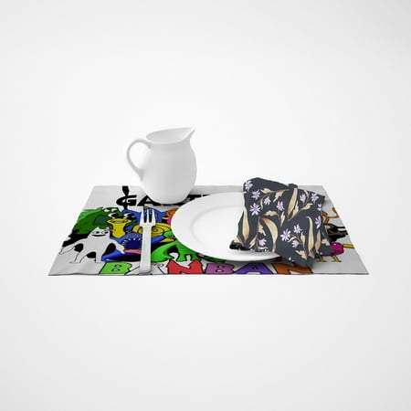 

Garten Of Banban 12 × 17 Inch Linen Placemat High Quality Easy To Clean