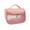 Pink, variant on Aihimol Translucent Cosmetic Bag, Cosmetic Bag Set Frosted Translucent PVC With Zipper Handle Portable Travel Bag, Hangable And Handy Cosmetic Bag