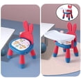 thumbnail image 4 of Silla de alimentación de bebé compacta perfke Conejo Azul Rojo Sillas para niños, 4 of 9