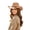 Z72-Gold, variant on Western Cowboy Hat for Women and Men, Classic Unisex Wide Brim Shapeable Headwear with Decorative Belt Buckle, Lightweight Sun Protection Hat