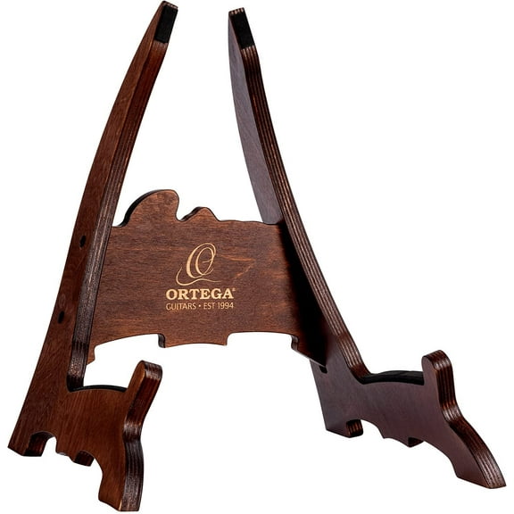 Wooden Acoustic Guitar Stand Made with Birch Wood - Brown