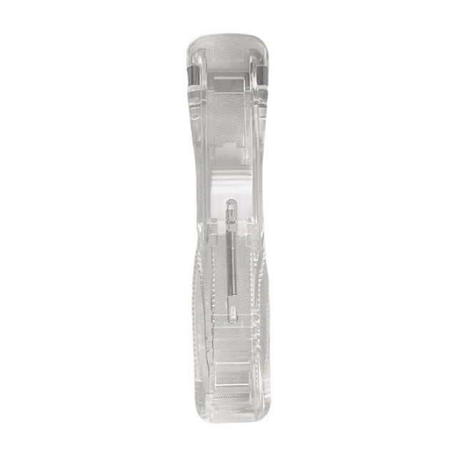 AMERTEER 1 Set Securing Clip Punch Free Large Capacity Metal Portable Fast Clam Clip Dispenser Refill Clips Home Supplies