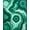 Green, Pattern 3, variant on Flatwoven High Traffic Area Rug, Geode Bath Luxury Crystal Vein Floor, Non Slip, Stain Resistant, Washable Area Rugs for Living Room, Bedroom(Green, 2X3)
