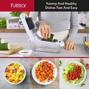 Fullstar - Vegetable Chopper - Vegetable Cutter, Food Chopper, Veggie Chopper, Onion Chopper With Container - 3 in 1 White