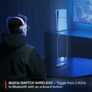 SteelSeries Arctis Nova 5 Wireless Multi-System Gaming Headset for PC, Switch and Mobile - White