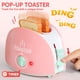 thumbnail image 2 of Juego de juguetes de cocina JOYIN Play para cafetera, batidora y tostadora, color rosa, 2 of 8