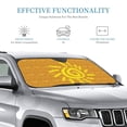 thumbnail image 3 of LNWH Car Sun Shade Windshield, Sun Doodle Automotive Front Window Sun Visor for Cars SUV Trucks-Sunshade Blocks Heat and Sun's UV Rays, Medium, 3 of 8