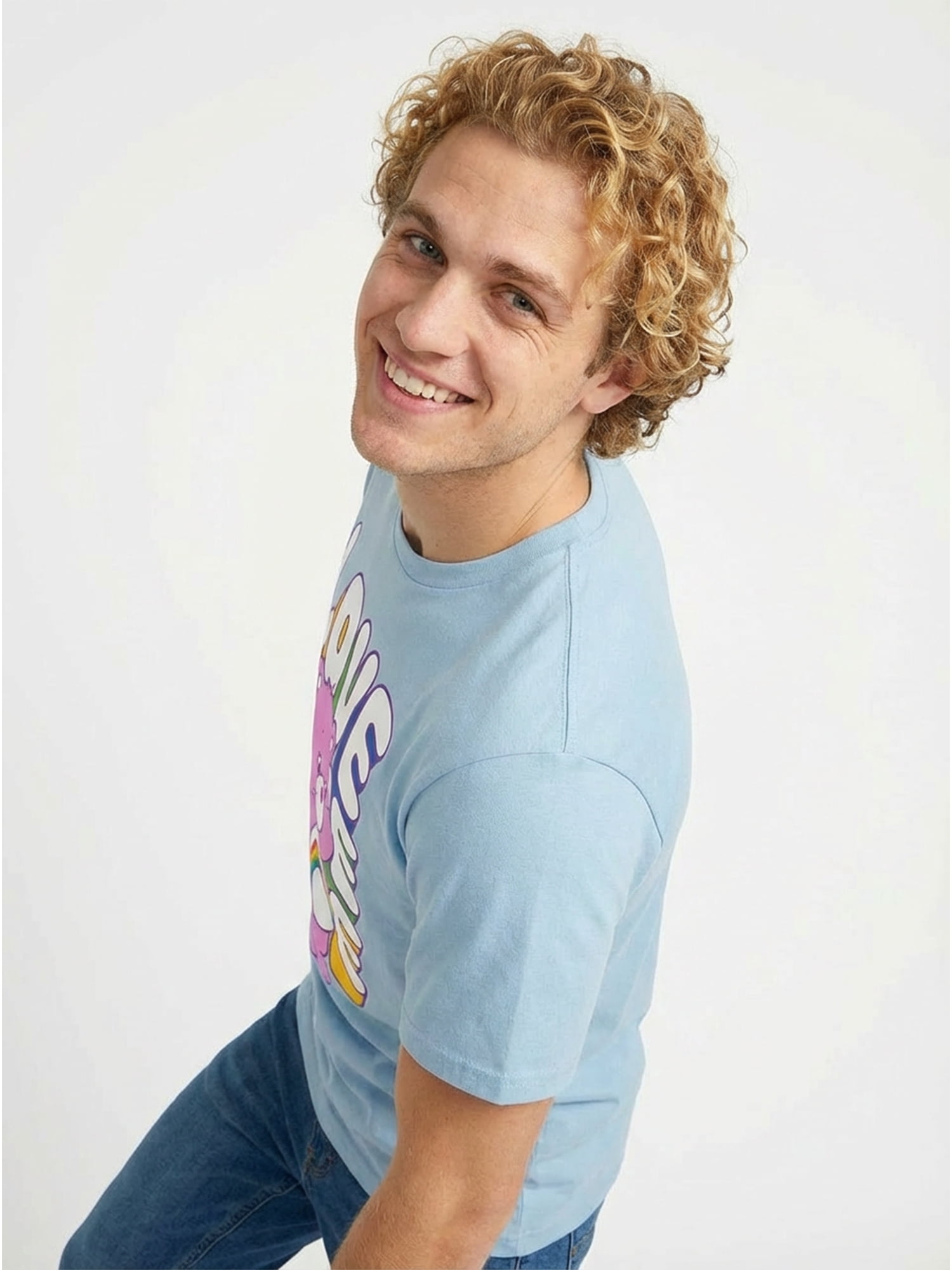 Care Bears, Men's & Big Men's Pride Graphic Tee, Love, Sizes S-3XL