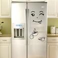 thumbnail image 4 of Zeeyh Kitchen Fridge Wall Stickers Cute Sticker Fridge Happy Delicious Face Kitchen Fridge Wall Refrigerator Vinyl Stickers Home Decor,C, 4 of 7