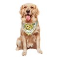 thumbnail image 5 of Disketp Daisies And Wildflowers Dog Bandanas 1PC Triangle Adjustable Puppy Bandana Bib Handkerchief for Large Medium Girl Dogs Pets Gift, 5 of 6
