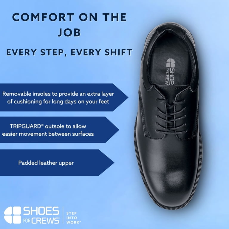 Shoes for Crews Cambridge, Mens Non Slip Leather Work Shoe  display picture 1