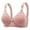 Pink, variant on Naughtyhood Womens Plus Size Sports Bras Woman's Embroidered Glossy Comfortable Breathable Bra Underwear No Rims Base Tops Bra Plus Size Lingerie