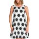 thumbnail image 1 of Fotbe Soccer Vestido de Verano sin Mangas para Mujer – Vestido Midi Línea A, Estilo Camiseta Floral, Vestido Playero Casual y Fluido, 1 of 7