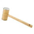 thumbnail image 6 of Aluminum Alloy Non-slip Wooden Handle Meat Hammer for Softening Chicken Pork Beef, 6 of 8