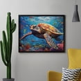 thumbnail image 4 of Diamond Art Kits for Adults, Colorful Underwater Sea TurtleDiamond Painting Kits for Beginners, Frameless Round 5D Full Drill Diamonds Art Pictures Gem Art Crafts Home Decor Gifts, 4 of 8