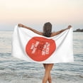thumbnail image 3 of Nunca confíes en un átomo, ellos lo componen todo Toalla de playa Toallas de baño de microfibra Manta de playa suave para desfiles Natación Yoga Mujeres Hombres, 3 of 4